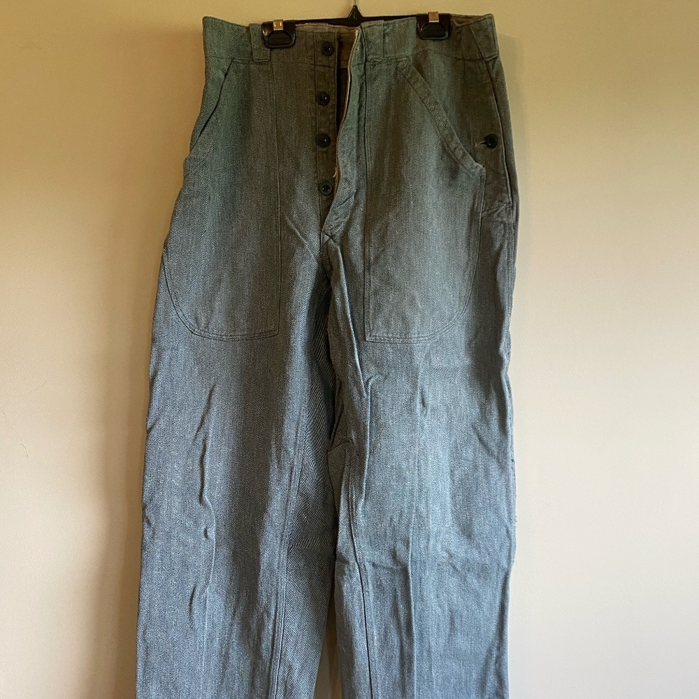 Vintage Swiss Army Vintage Denim Work Pants